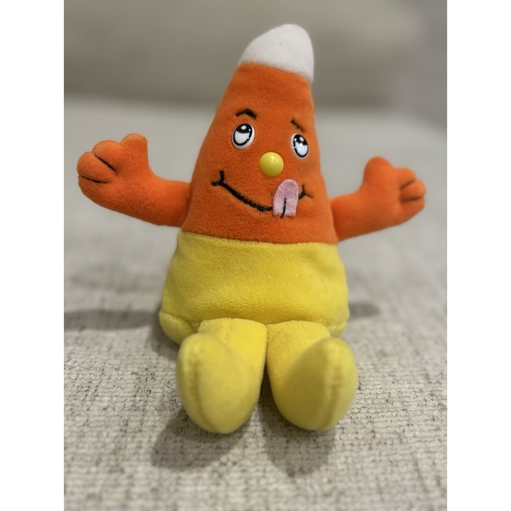 Candy Corn Plush Toy Vintage Halloween Decor Kids of America Cute Stuffed